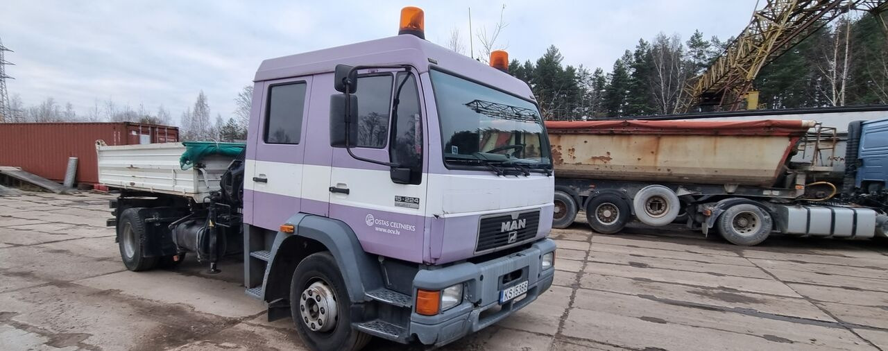 MAN 15.224 - Autocarro ribaltabile, Camion con gru: foto 5 MAN 15.224 - Autocarro ribaltabile, Camion con gru: foto 5