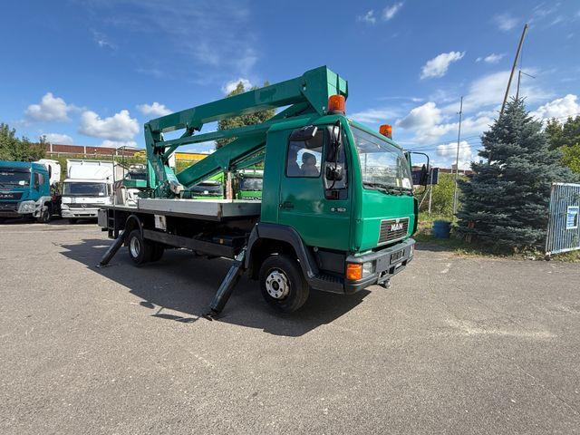 MAN 8.163 Hubarbeitsbühne - Piattaforma autocarrata: foto 1 MAN 8.163 Hubarbeitsbühne - Piattaforma autocarrata: foto 1