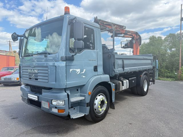 MAN TGM 18.280 Kipper Kran Atlas 85.2 - Autocarro ribaltabile, Camion con gru: foto 3 MAN TGM 18.280 Kipper Kran Atlas 85.2 - Autocarro ribaltabile, Camion con gru: foto 3