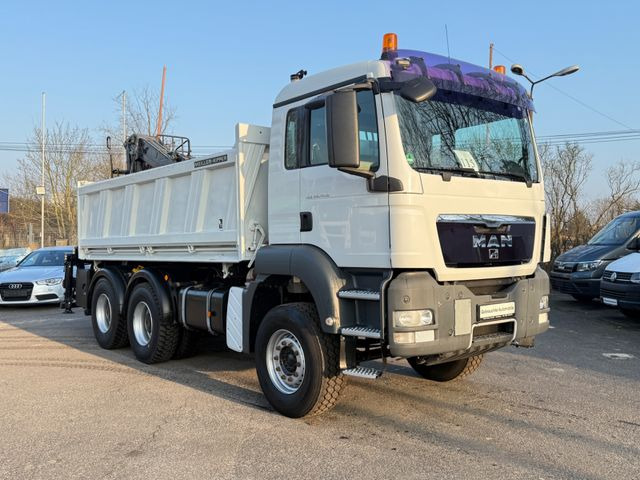 MAN TGS 26.400 Kipper mit Kran Jonsered 6x4 - Autocarro ribaltabile: foto 2 MAN TGS 26.400 Kipper mit Kran Jonsered 6x4 - Autocarro ribaltabile: foto 2