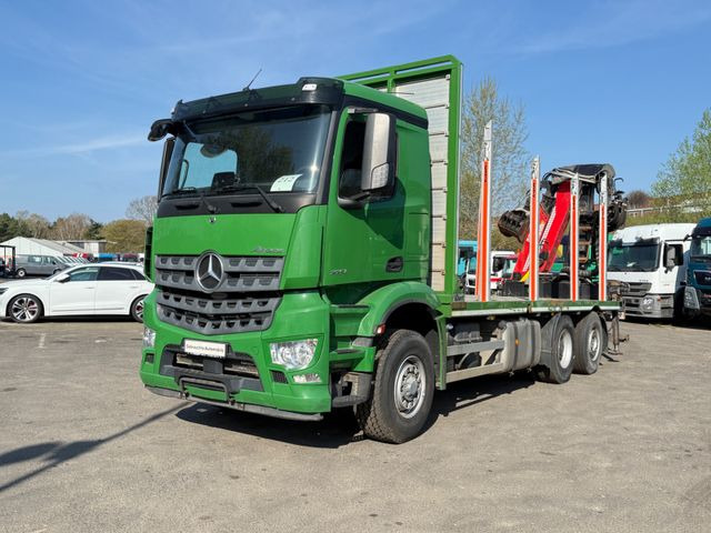 Mercedes-Benz Actros 2571 Holztransporter mit Kran - Camion trasporto legname, Camion con gru: foto 3 Mercedes-Benz Actros 2571 Holztransporter mit Kran - Camion trasporto legname, Camion con gru: foto 3