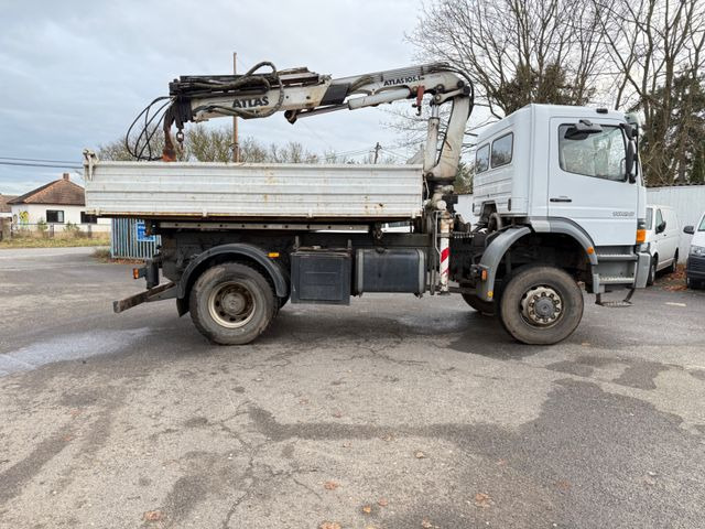 Mercedes-Benz Atego 1828 4x4 Kipper-Kran Atlas - Autocarro ribaltabile, Camion con gru: foto 5 Mercedes-Benz Atego 1828 4x4 Kipper-Kran Atlas - Autocarro ribaltabile, Camion con gru: foto 5