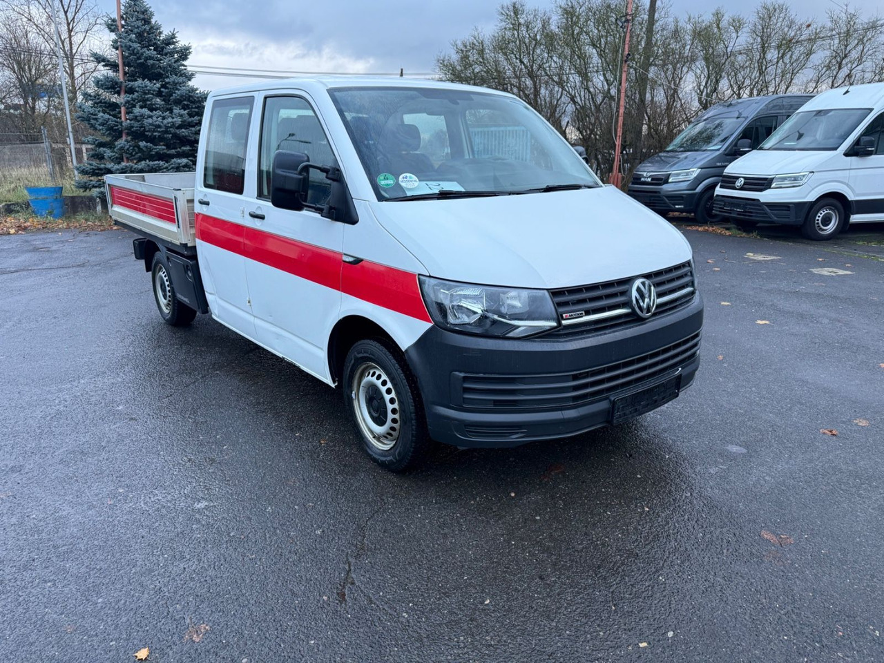 Volkswagen T6 Automatik Pritsche lang Doppelkabine - Furgone con cassone fisso: foto 2 Volkswagen T6 Automatik Pritsche lang Doppelkabine - Furgone con cassone fisso: foto 2