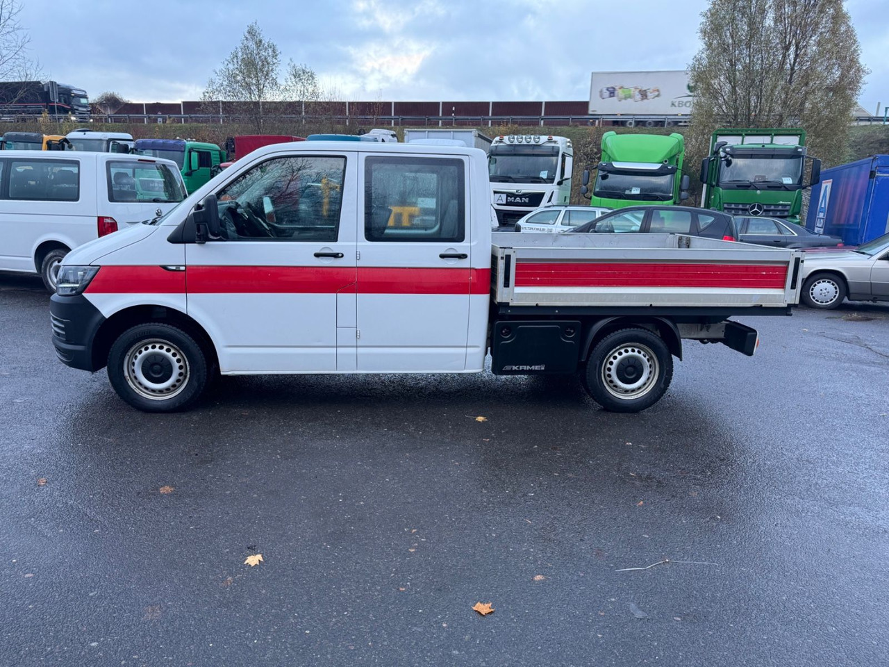 Volkswagen T6 Automatik Pritsche lang Doppelkabine - Furgone con cassone fisso: foto 4 Volkswagen T6 Automatik Pritsche lang Doppelkabine - Furgone con cassone fisso: foto 4