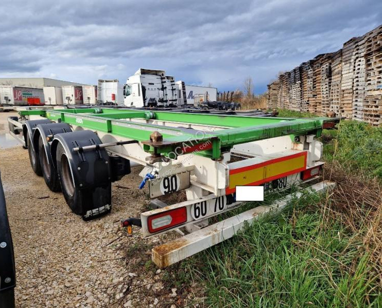 Asca CHARIOT COULISSANT - Semirimorchio portacontainer/ Caisse interchangeable: foto 1 Asca CHARIOT COULISSANT - Semirimorchio portacontainer/ Caisse interchangeable: foto 1