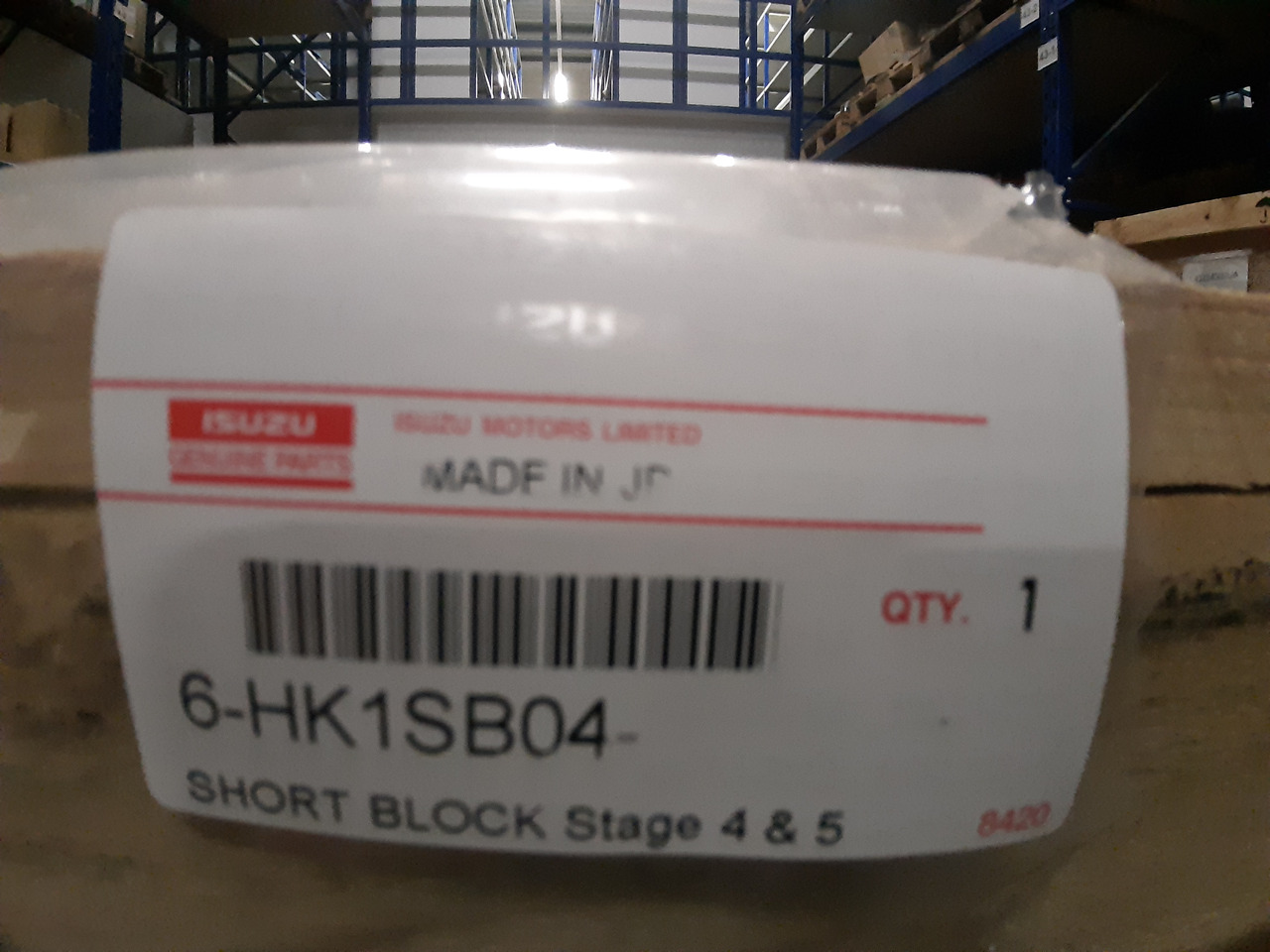 Isuzu ** NEW ** Short block 6HK1 stage 4 & 5 - Blocco cilindri per Escavatore: foto 1 Isuzu ** NEW ** Short block 6HK1 stage 4 & 5 - Blocco cilindri per Escavatore: foto 1