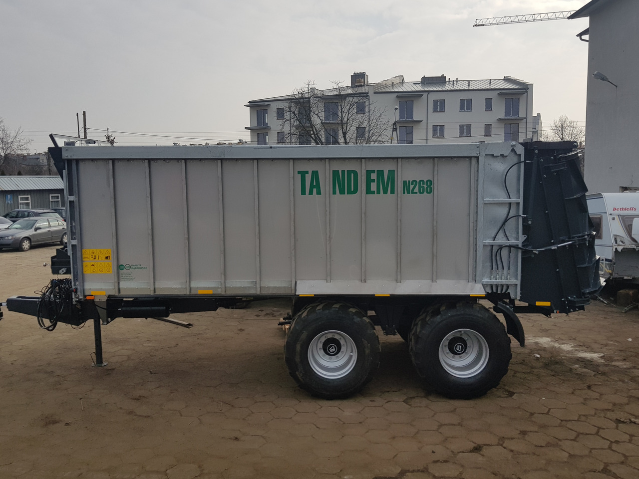 Spandiletame nuovo Auto-Agro Mistreuer / Manure spreader / Epandeur à fumier / Rimorchio spandiconcime / Abonadora / Разбрасыватель органических удобрений / Rozrzutnik obornika Tandem N268: foto 23