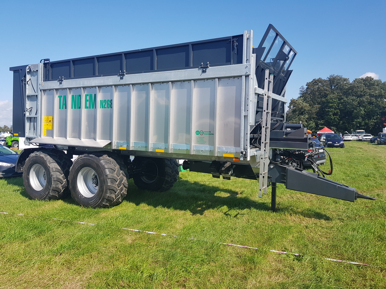 Spandiletame nuovo Auto-Agro Mistreuer / Manure spreader / Epandeur à fumier / Rimorchio spandiconcime / Abonadora / Разбрасыватель органических удобрений / Rozrzutnik obornika Tandem N268: foto 20