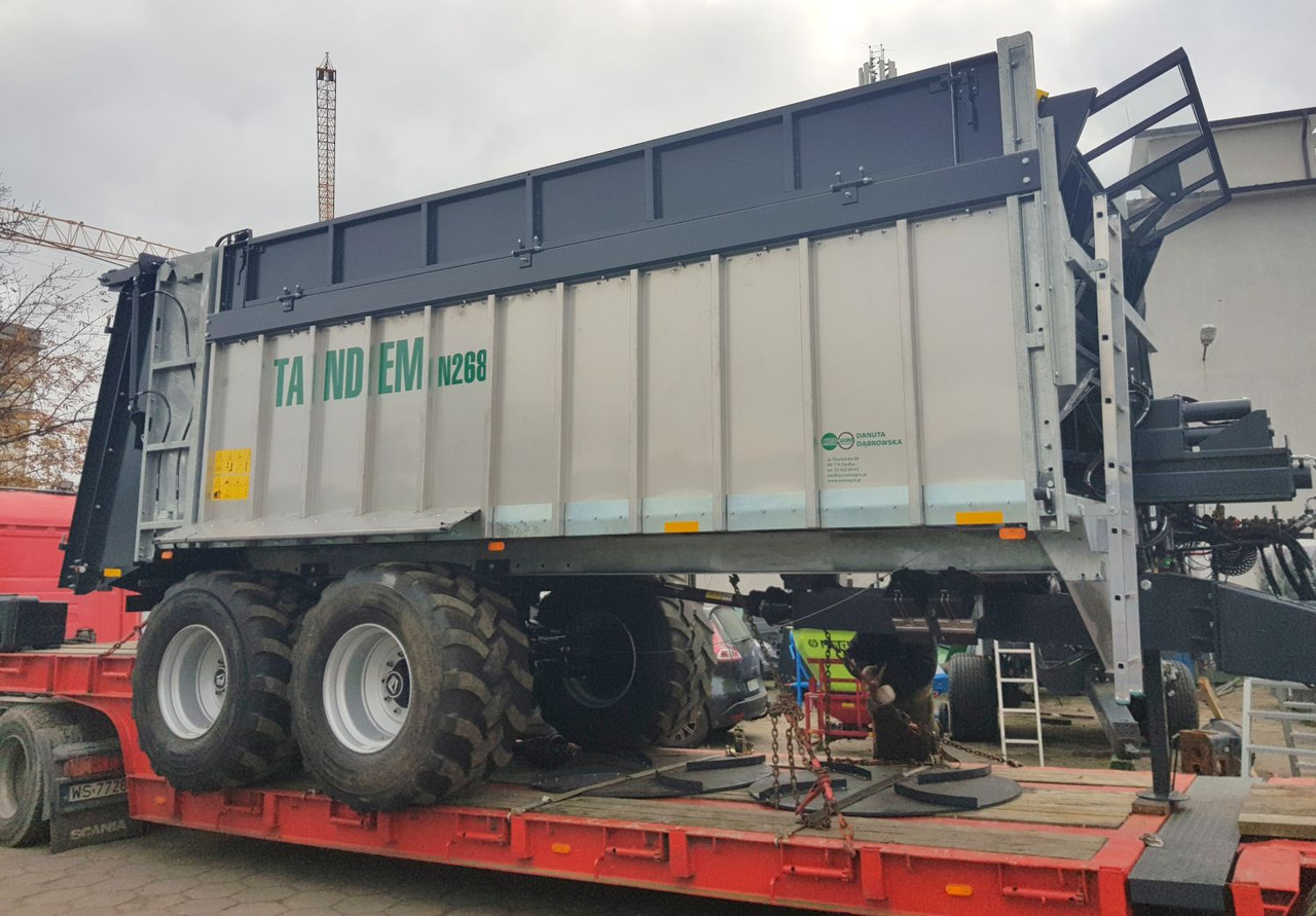Spandiletame nuovo Auto-Agro Mistreuer / Manure spreader / Epandeur à fumier / Rimorchio spandiconcime / Abonadora / Разбрасыватель органических удобрений / Rozrzutnik obornika Tandem N268: foto 38