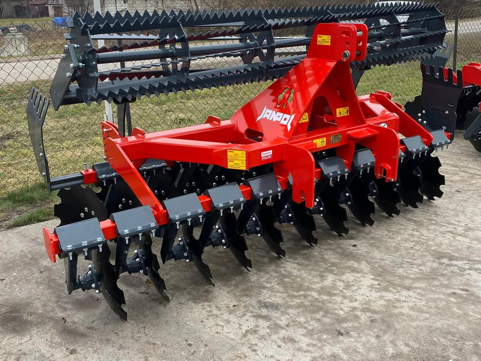 Janpol Scheibenegge / Disc harrow / Déchaumeur à disques / Erpice a dischi / Средняя дисковая борона / Brona talerzowa medium „COMPACT” 3 m - Erpice a dischi: foto 1 Janpol Scheibenegge / Disc harrow / Déchaumeur à disques / Erpice a dischi / Средняя дисковая борона / Brona talerzowa medium „COMPACT” 3 m - Erpice a dischi: foto 1