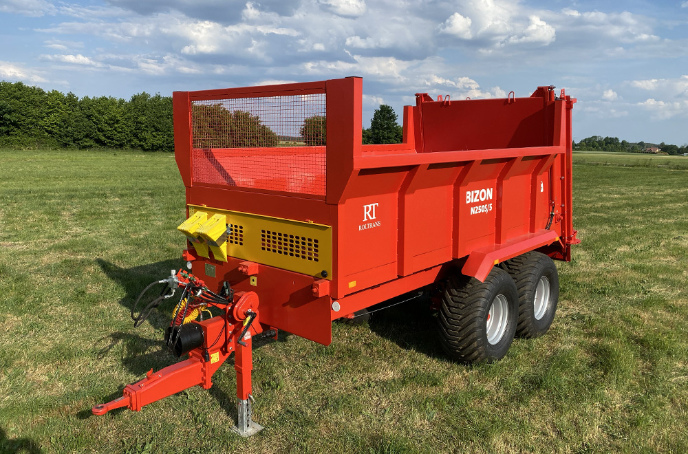 Roltrans Miststreuer / Manure spreader / Epandeur à fumier / Spandiletame / Разбрасыватель органических удобрений / Rozrzutnik obornika N250S/5 10 t - Spandiletame: foto 1 Roltrans Miststreuer / Manure spreader / Epandeur à fumier / Spandiletame / Разбрасыватель органических удобрений / Rozrzutnik obornika N250S/5 10 t - Spandiletame: foto 1
