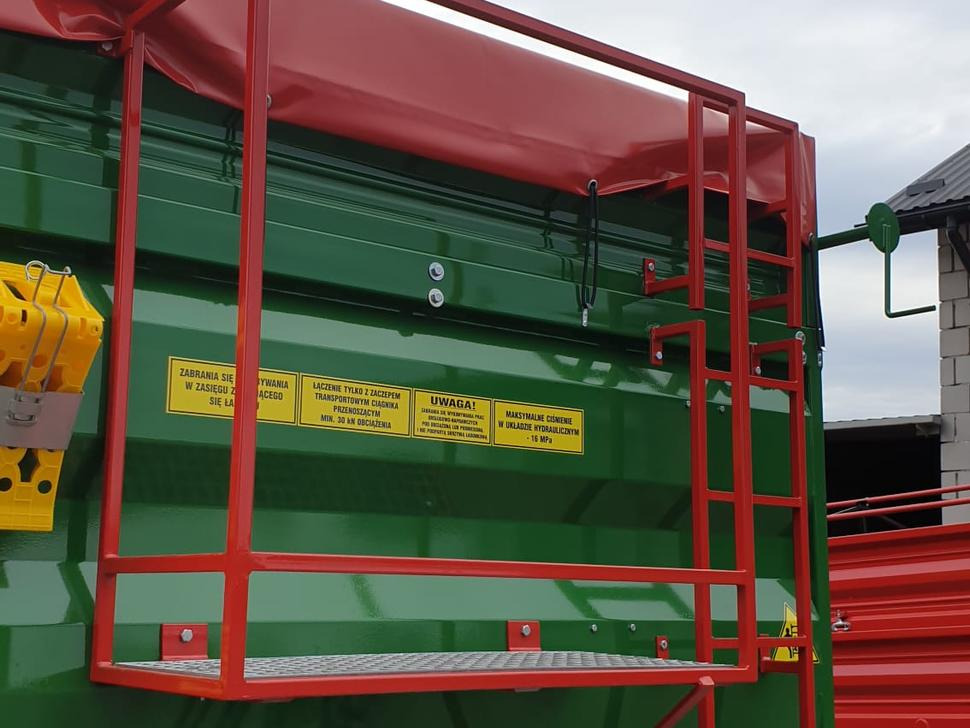 Rimorchio a cassone agricolo nuovo Techmont Anhänger Tandemkipper / Trailer / Remorque / Rimorchio / Remolque tándem / Прицеп монолитный двухосный тандем / Przyczepa tandem PTTCW112 12 t: foto 26