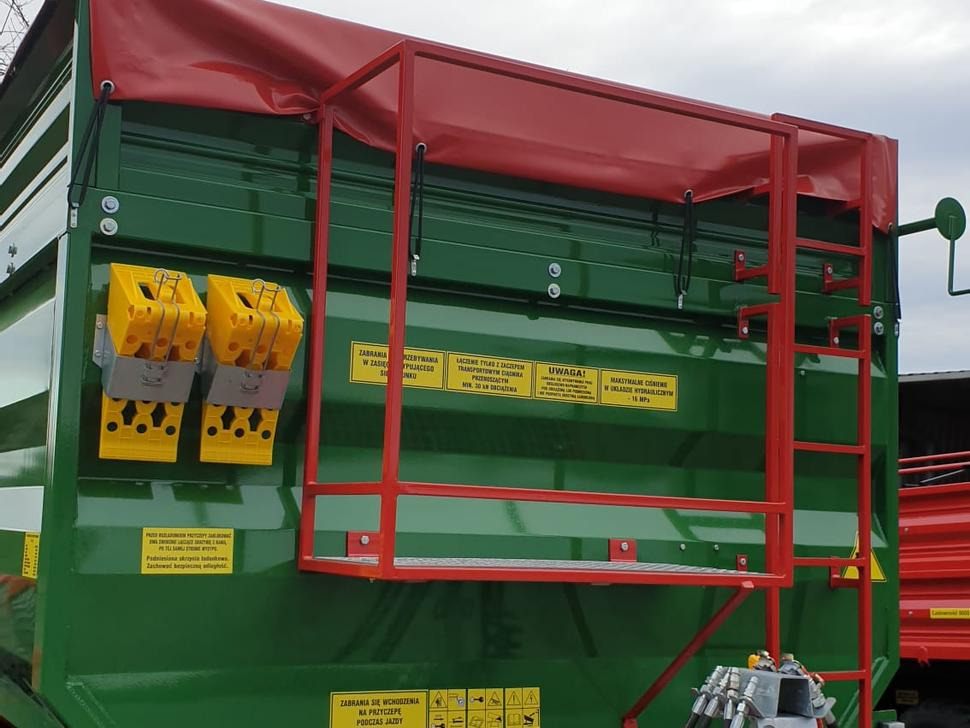 Rimorchio a cassone agricolo nuovo Techmont Anhänger Tandemkipper / Trailer / Remorque / Rimorchio / Remolque tándem / Прицеп монолитный двухосный тандем / Przyczepa tandem PTTCW112 12 t: foto 25
