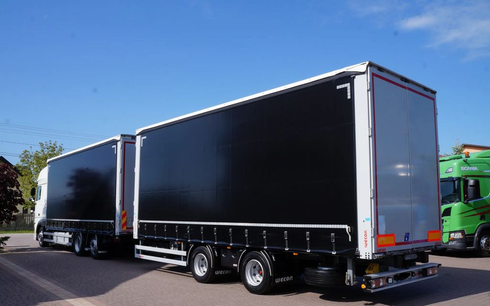 DAF XF 480 EURO 6 ZESTAW TANDEM PRZEJAZDOWY 120 M3 7,7 M + 7,7 M WECON - Camion centinato: foto 4 DAF XF 480 EURO 6 ZESTAW TANDEM PRZEJAZDOWY 120 M3 7,7 M + 7,7 M WECON - Camion centinato: foto 4
