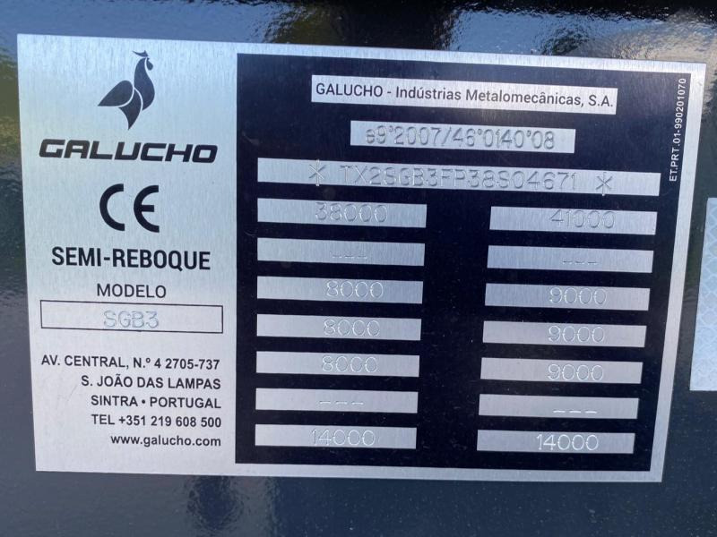 Semirimorchio ribaltabile Galucho SGB3 Semi-remorque benne TP 3 essieux: foto 24 Semirimorchio ribaltabile Galucho SGB3 Semi-remorque benne TP 3 essieux: foto 24