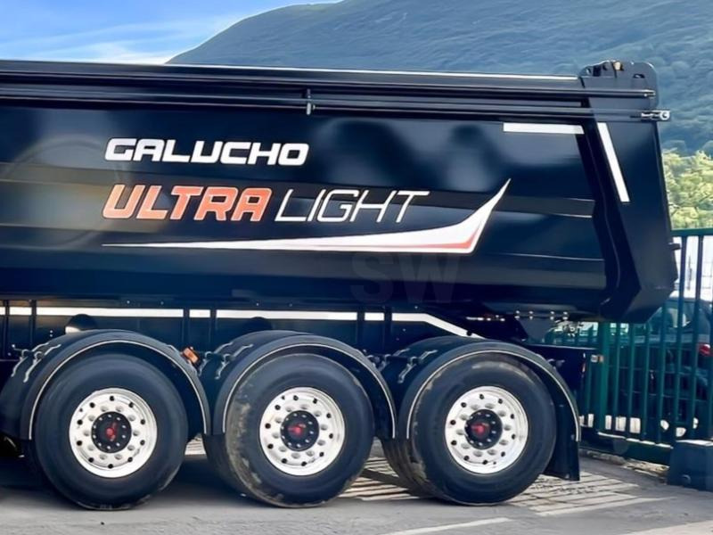 Galucho SGB3 Ultra Light Semi-remorque benne TP 3 essieux - Semirimorchio ribaltabile: foto 4 Galucho SGB3 Ultra Light Semi-remorque benne TP 3 essieux - Semirimorchio ribaltabile: foto 4