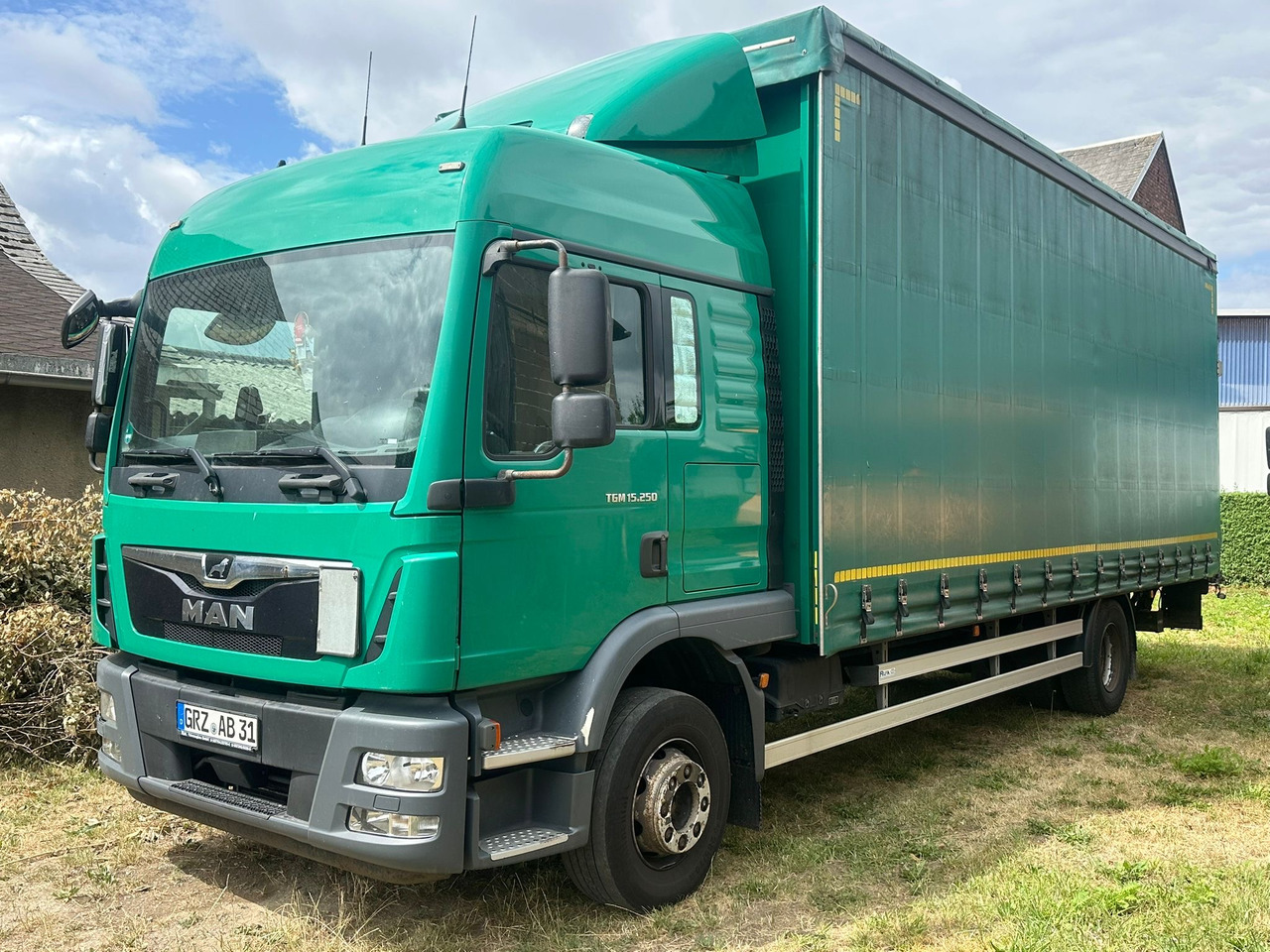 MAN TGM 12.250 / 15.250 / FIRANKA / WINDA / AUTOMAT / 18 PALET / SYPIALKA / 2017 ROK - Camion centinato: foto 2 MAN TGM 12.250 / 15.250 / FIRANKA / WINDA / AUTOMAT / 18 PALET / SYPIALKA / 2017 ROK - Camion centinato: foto 2