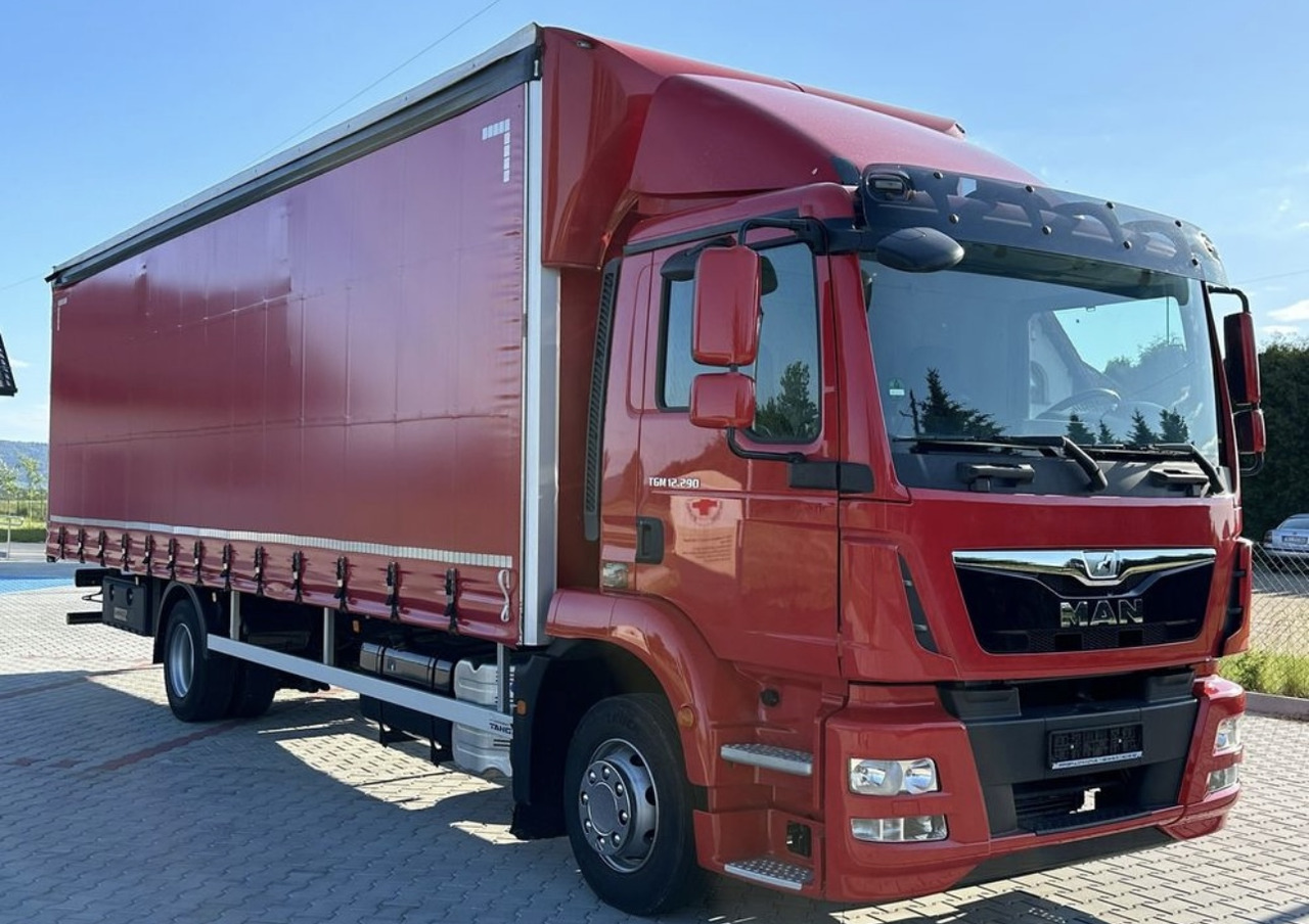 MAN TGM 15.290 / FIRANKA / 21 EUROPALET / AUTOMAT - Camion centinato: foto 1 MAN TGM 15.290 / FIRANKA / 21 EUROPALET / AUTOMAT - Camion centinato: foto 1