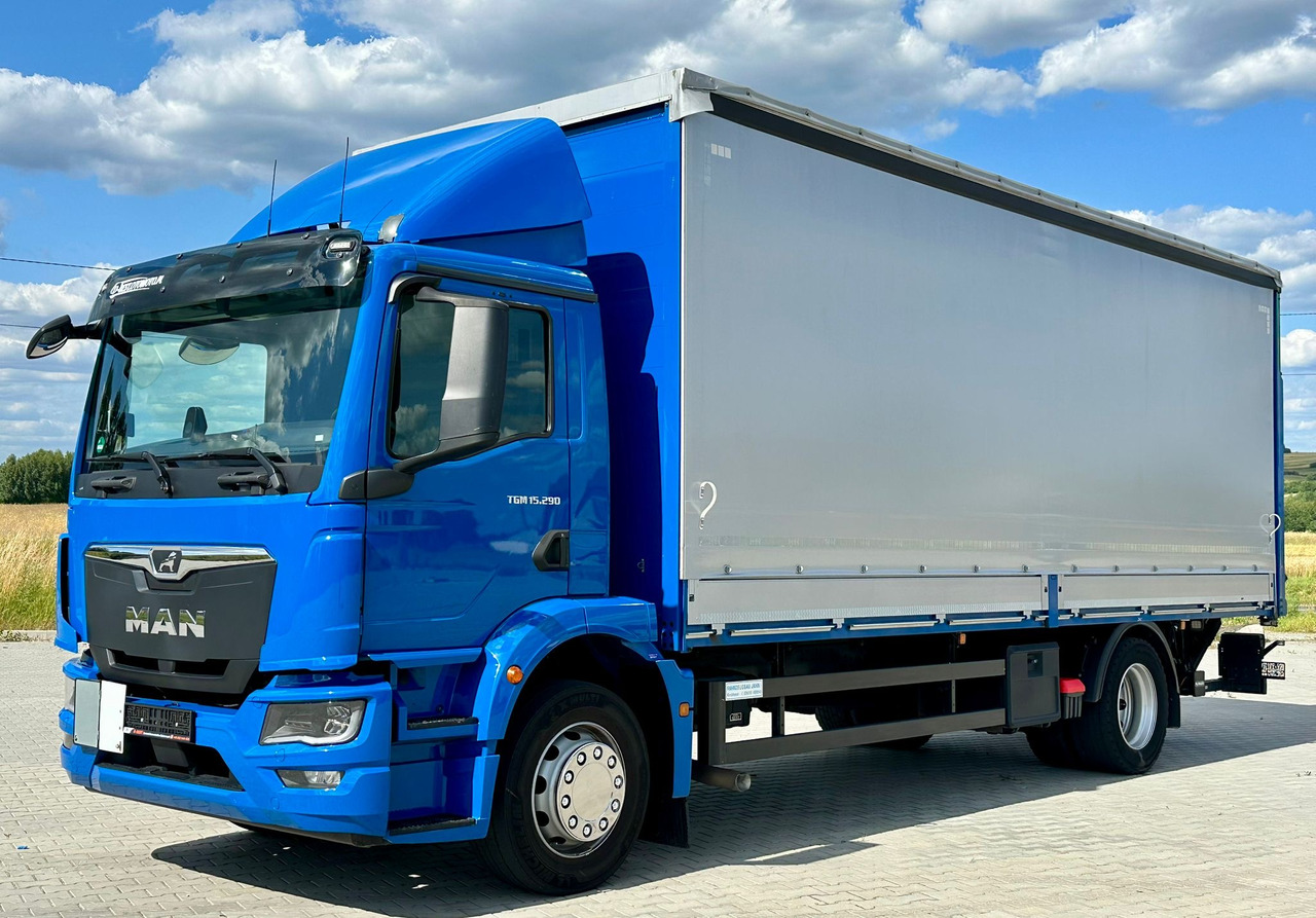 MAN TGM 15.290 / FIRANKA / WINDA / AUTOMAT / 2021 ROK / 18 EUROPALET / 15 T DMC - Camion centinato: foto 2 MAN TGM 15.290 / FIRANKA / WINDA / AUTOMAT / 2021 ROK / 18 EUROPALET / 15 T DMC - Camion centinato: foto 2