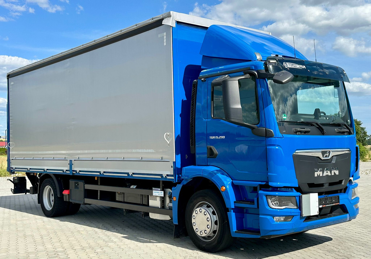 MAN TGM 15.290 / FIRANKA / WINDA / AUTOMAT / 2021 ROK / 18 EUROPALET / 15 T DMC - Camion centinato: foto 1 MAN TGM 15.290 / FIRANKA / WINDA / AUTOMAT / 2021 ROK / 18 EUROPALET / 15 T DMC - Camion centinato: foto 1