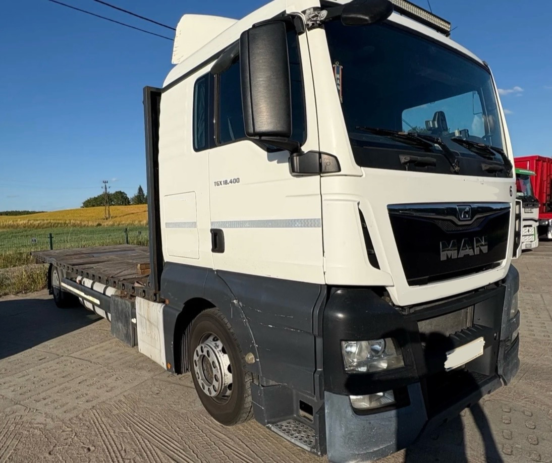 MAN TGX 18.400 / PLATFORMA / 630 TYŚ KM / 2015 ROK / SYPIALKA - Autocarro con pianale/ Cassone fisso: foto 1 MAN TGX 18.400 / PLATFORMA / 630 TYŚ KM / 2015 ROK / SYPIALKA - Autocarro con pianale/ Cassone fisso: foto 1