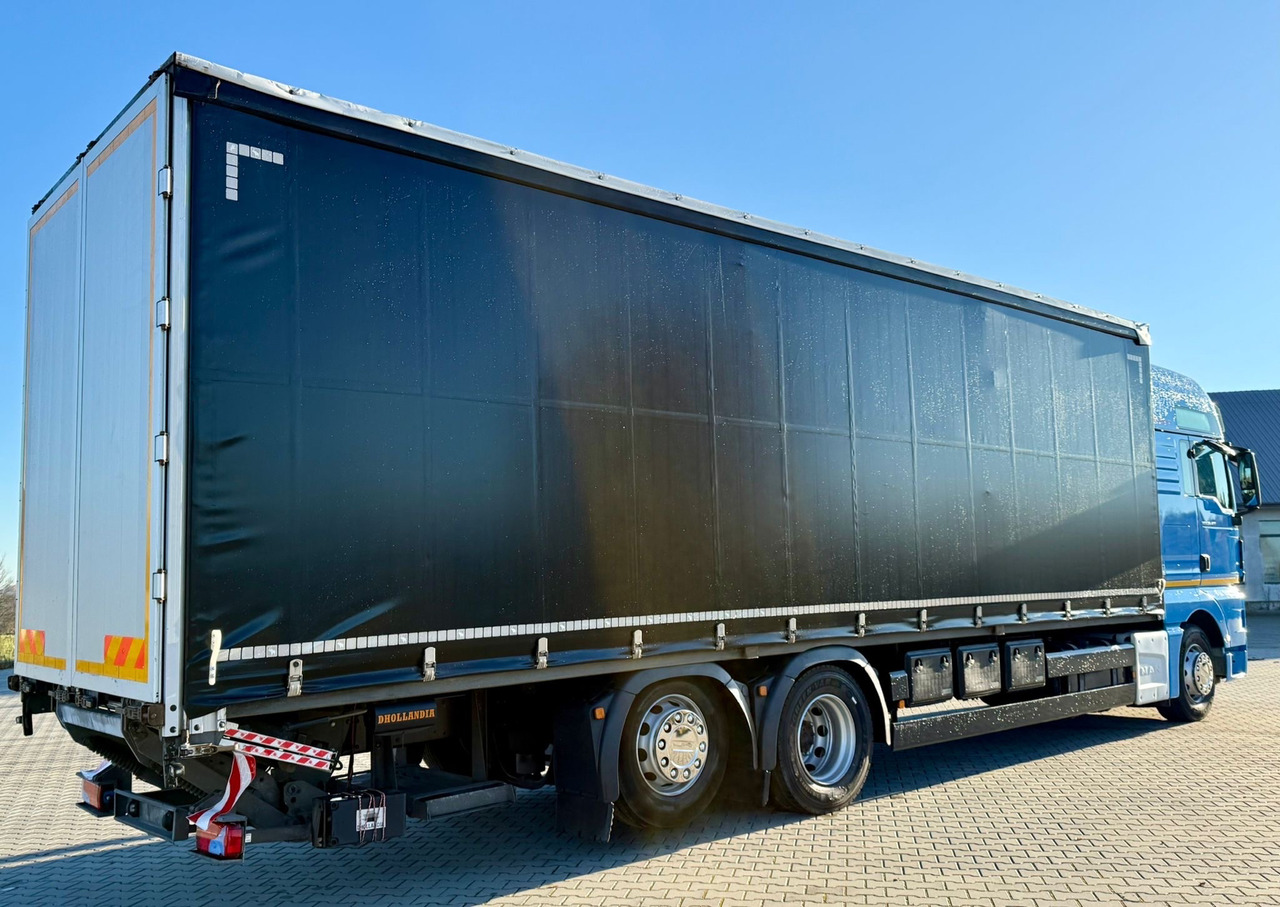 MAN TGX 26.420 / FIRANKA / WINDA / 23 EUROPALETY / 6x2 / AUTOMAT / EURO 6 / OŚ PODNOSZONA / DUŻA KABINA / 2019 ROK - Camion centinato: foto 3 MAN TGX 26.420 / FIRANKA / WINDA / 23 EUROPALETY / 6x2 / AUTOMAT / EURO 6 / OŚ PODNOSZONA / DUŻA KABINA / 2019 ROK - Camion centinato: foto 3