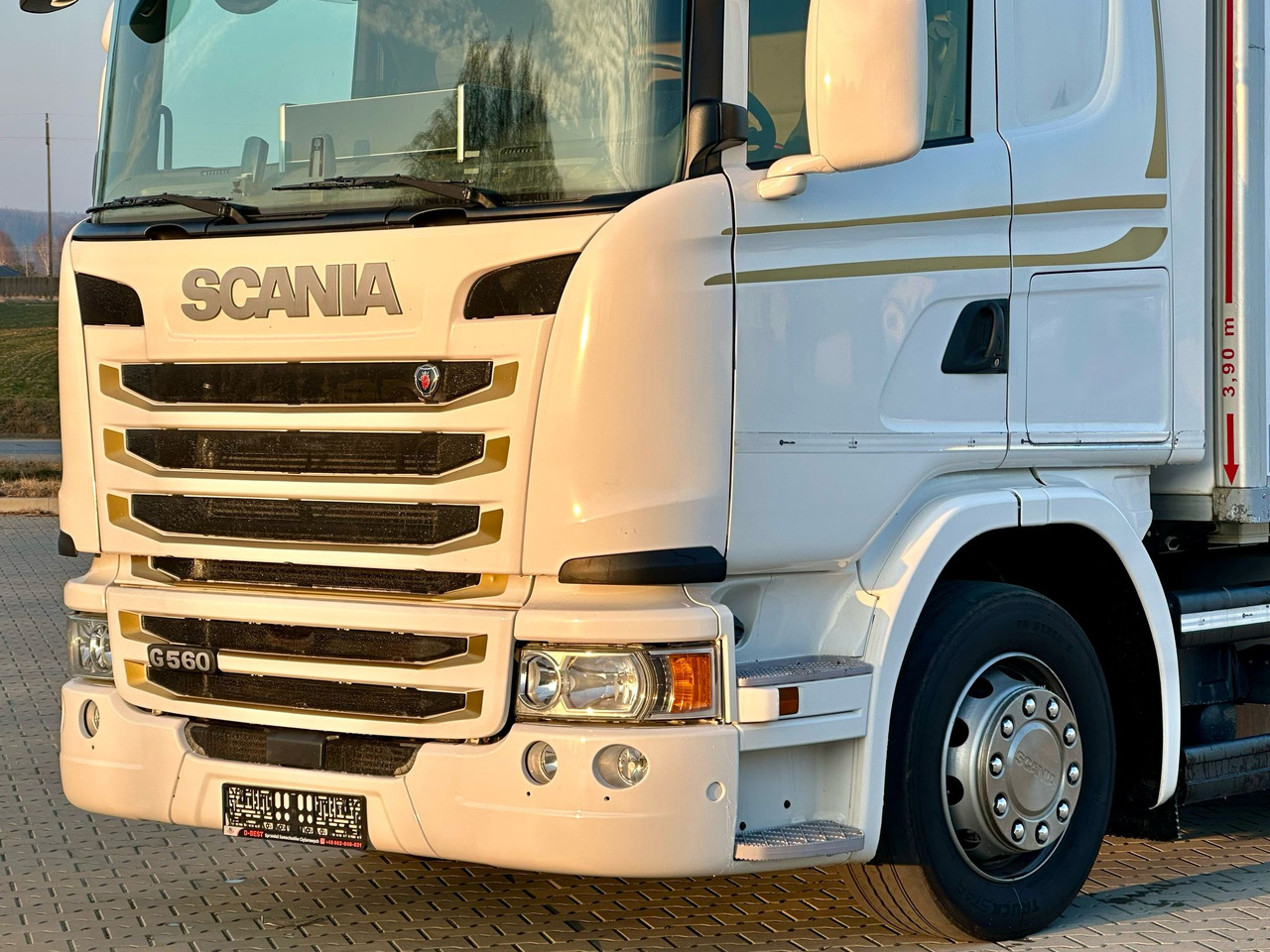 Autocarro cella isotermica SCANIA G360 / IZOTERMA / 6.8 M DŁUGOŚCI / AUTOMAT / CAŁA NA PODUSZKACH / KLIMA POSTOJOWA / ELEKTRYCZNA ROLETA TYŁ / SYPIALKA: foto 14