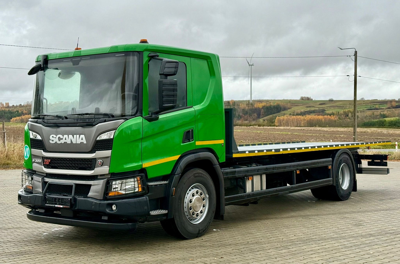 SCANIA P320 / PLATFORMA / NOWY / 5 TYŚ KM / SYPIALKA / 2023 ROK / CAŁA NA PODUSZKACH / 7.7 M DŁUGOŚCI / LAWETA / DO PRZEWOZU MASZYN ROLNICZYCH ITP - Autocarro con pianale/ Cassone fisso: foto 2 SCANIA P320 / PLATFORMA / NOWY / 5 TYŚ KM / SYPIALKA / 2023 ROK / CAŁA NA PODUSZKACH / 7.7 M DŁUGOŚCI / LAWETA / DO PRZEWOZU MASZYN ROLNICZYCH ITP - Autocarro con pianale/ Cassone fisso: foto 2