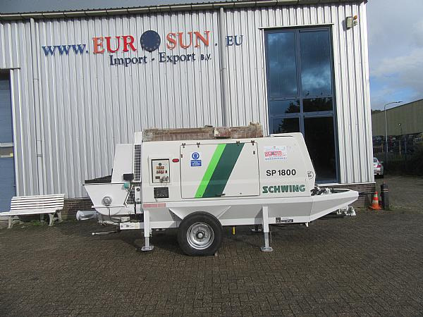 2014 SCHWING BP 1800 D -129 KW static pump - Pompa carrellata per calcestruzzo: foto 1 2014 SCHWING BP 1800 D -129 KW static pump - Pompa carrellata per calcestruzzo: foto 1