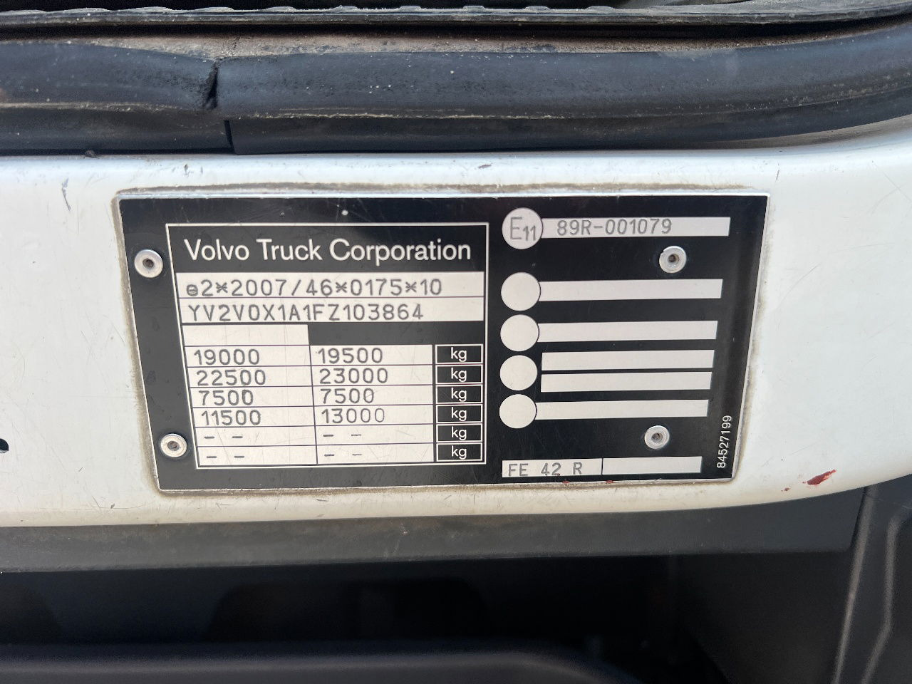 Camion centinato Volvo FE 250 Euro 6, 19T: foto 10