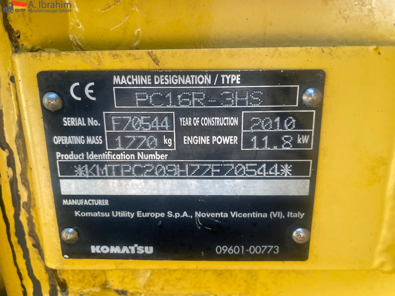 Komatsu PC 16 16R HS verstellbares Fahrwerk - Miniescavatore: foto 3 Komatsu PC 16 16R HS verstellbares Fahrwerk - Miniescavatore: foto 3