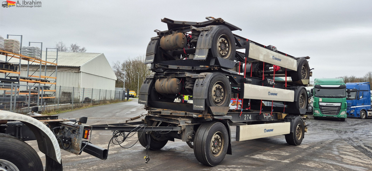 Krone AZ 3x vorhanden SAF Achsen, fertig gestapelt - Rimorchio portacontainer/ Caisse interchangeable: foto 5 Krone AZ 3x vorhanden SAF Achsen, fertig gestapelt - Rimorchio portacontainer/ Caisse interchangeable: foto 5