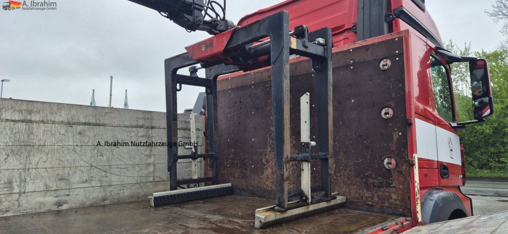 Mercedes-Benz DB 2545 HIAB 166 mit Zange. Lift-Lenkachse einsatzbereit - Autocarro con pianale/ Cassone fisso, Camion con gru: foto 3 Mercedes-Benz DB 2545 HIAB 166 mit Zange. Lift-Lenkachse einsatzbereit - Autocarro con pianale/ Cassone fisso, Camion con gru: foto 3