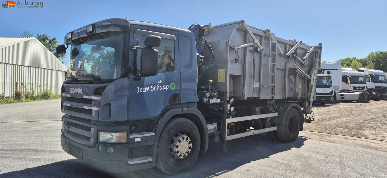 Scania P 280 Edelstahlkipper für Tierabfälle 2 Kammer - Autocarro ribaltabile, Camion con gru: foto 1 Scania P 280 Edelstahlkipper für Tierabfälle 2 Kammer - Autocarro ribaltabile, Camion con gru: foto 1