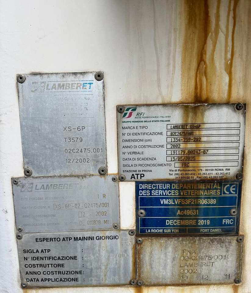 SEMIRIMORCHIO FRIGO LAMBERET - 2002 - Semirimorchio frigorifero: foto 5 SEMIRIMORCHIO FRIGO LAMBERET - 2002 - Semirimorchio frigorifero: foto 5