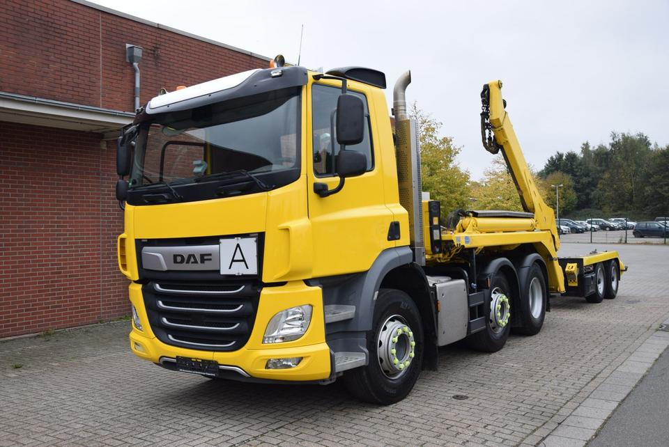 DAF CF 450 Meiller Absetzkip. Vorlauf. Lenk Funk - Autocarro multibenna: foto 1 DAF CF 450 Meiller Absetzkip. Vorlauf. Lenk Funk - Autocarro multibenna: foto 1