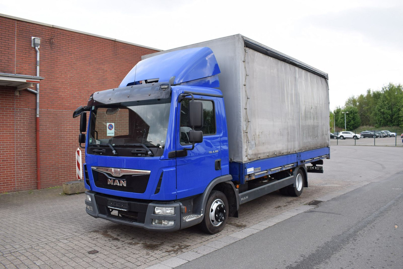 MAN TGL 8.180 Pritsche Schiebeplane Klima 3-Sitzer - Furgone centinato: foto 1 MAN TGL 8.180 Pritsche Schiebeplane Klima 3-Sitzer - Furgone centinato: foto 1