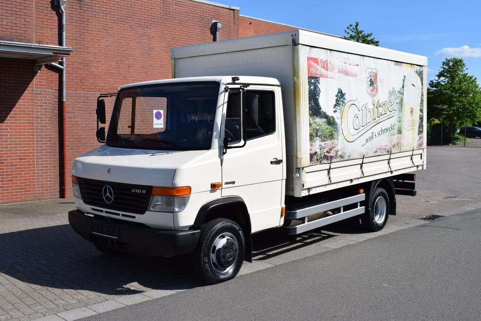 Mercedes-Benz Vario Vario 616 D GetränkeNutzlast 2450KG - Camion centinato: foto 2 Mercedes-Benz Vario Vario 616 D GetränkeNutzlast 2450KG - Camion centinato: foto 2