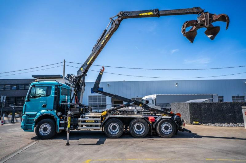 Autocarro scarrabile, Camion con gru MAN TGS 35.510 8X4-4 BL + TAJFUN L170 K: foto 6 Autocarro scarrabile, Camion con gru MAN TGS 35.510 8X4-4 BL + TAJFUN L170 K: foto 6