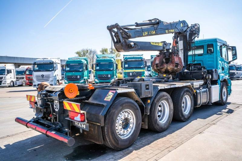 Autocarro scarrabile, Camion con gru MAN TGS 35.510 8X4-4 BL + TAJFUN L170 K: foto 10 Autocarro scarrabile, Camion con gru MAN TGS 35.510 8X4-4 BL + TAJFUN L170 K: foto 10