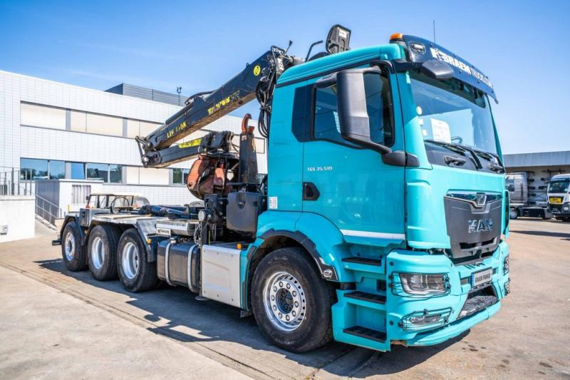 Autocarro scarrabile, Camion con gru MAN TGS 35.510 8X4-4 BL + TAJFUN L170 K: foto 8 Autocarro scarrabile, Camion con gru MAN TGS 35.510 8X4-4 BL + TAJFUN L170 K: foto 8