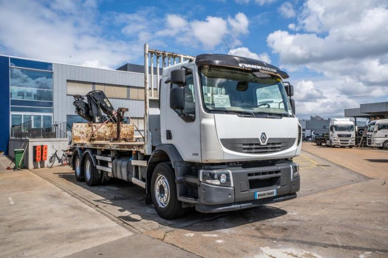 Renault LANDER 340 DXI-6X4+HIAB 14 T/m/3xhydr. - Autocarro con pianale/ Cassone fisso, Camion con gru: foto 2 Renault LANDER 340 DXI-6X4+HIAB 14 T/m/3xhydr. - Autocarro con pianale/ Cassone fisso, Camion con gru: foto 2