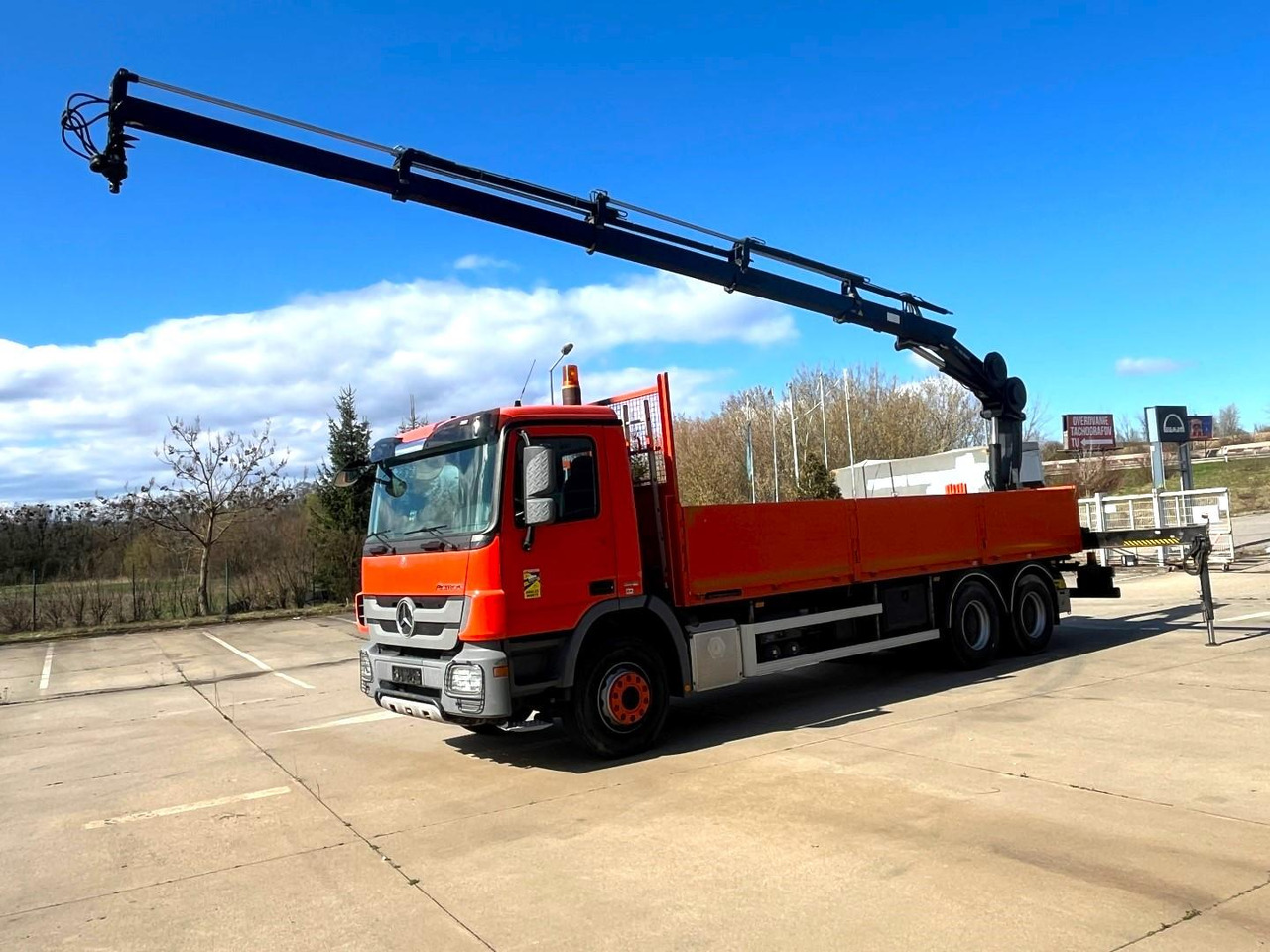 Mercedes truck Actros, Haib 166, 2636 - Autocarro con pianale/ Cassone fisso, Camion con gru: foto 4 Mercedes truck Actros, Haib 166, 2636 - Autocarro con pianale/ Cassone fisso, Camion con gru: foto 4
