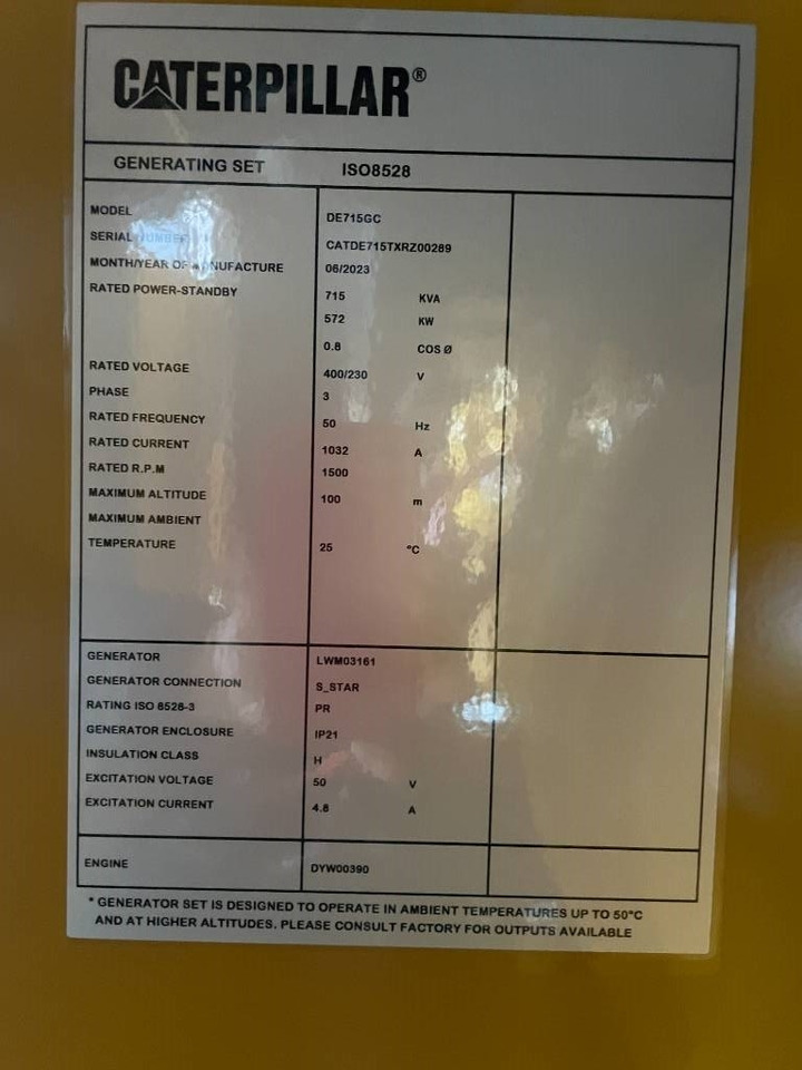 Gruppo elettrogeno nuovo CAT DE715GC - 715 kVA Stand-by Generator - DPX-18224: foto 6 Gruppo elettrogeno nuovo CAT DE715GC - 715 kVA Stand-by Generator - DPX-18224: foto 6