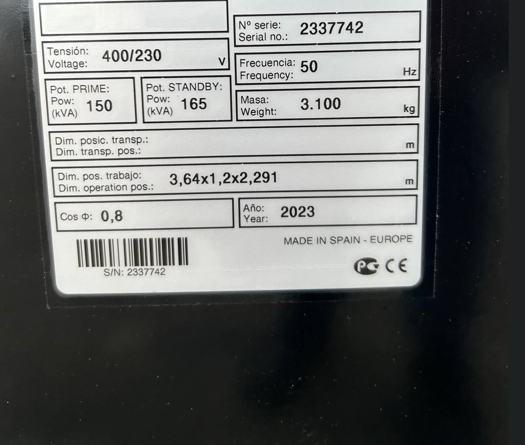 Deutz TCD6.1L6 - 165 kVA Stage V Generator - DPX-19014 - Gruppo elettrogeno: foto 4 Deutz TCD6.1L6 - 165 kVA Stage V Generator - DPX-19014 - Gruppo elettrogeno: foto 4