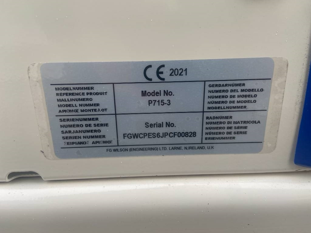 FG Wilson P715-3 - Perkins - 715 kVA Genset - DPX-16023 - Gruppo elettrogeno: foto 4 FG Wilson P715-3 - Perkins - 715 kVA Genset - DPX-16023 - Gruppo elettrogeno: foto 4