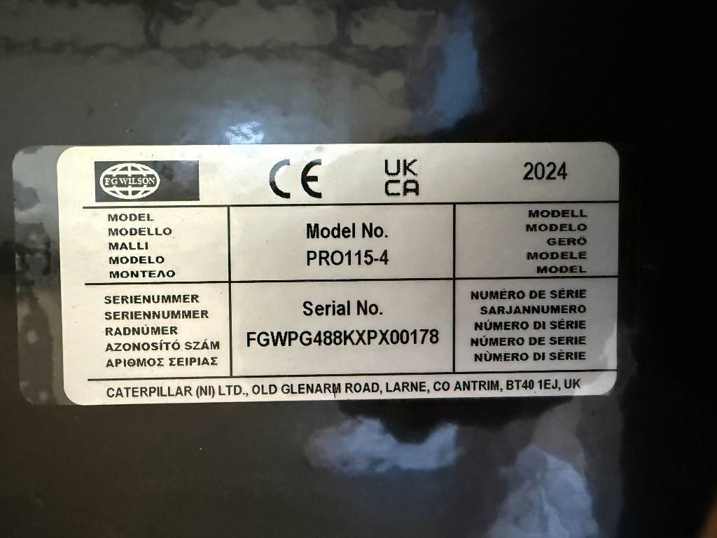 Gruppo elettrogeno nuovo FG Wilson PRO115-4 - 115 kVA Genset Stage V - DPX-16046: foto 19