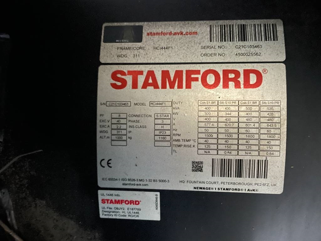 Gruppo elettrogeno Perkins 2206A-E13TAG2 - 400 kVA Generator - DPX-12650: foto 13 Gruppo elettrogeno Perkins 2206A-E13TAG2 - 400 kVA Generator - DPX-12650: foto 13