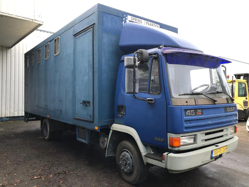 DAF 45 - 150 , Turbo , Horse truck , Spring Suspension - Autocarro furgonato: foto 4 DAF 45 - 150 , Turbo , Horse truck , Spring Suspension - Autocarro furgonato: foto 4