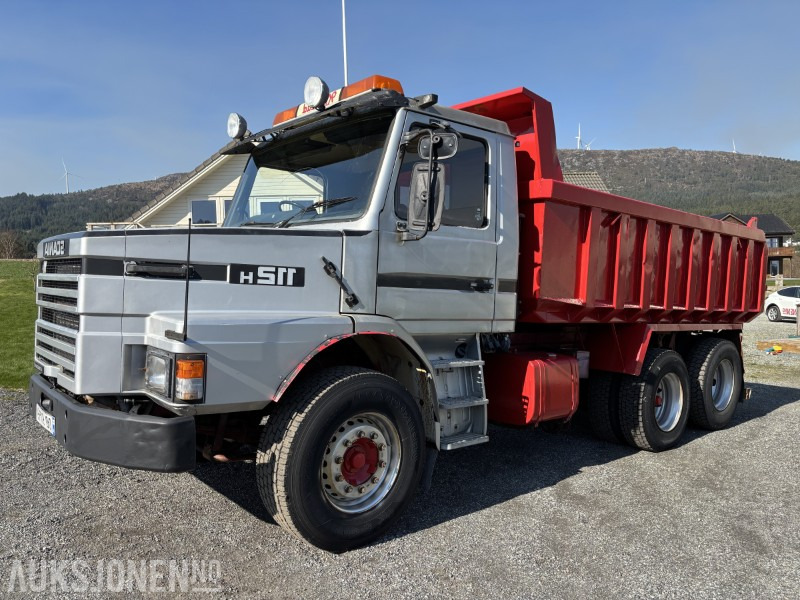 1984 Scania T112H 6X2 LC38, Veteran snutebil med tipp - Autocarro ribaltabile: foto 1 1984 Scania T112H 6X2 LC38, Veteran snutebil med tipp - Autocarro ribaltabile: foto 1